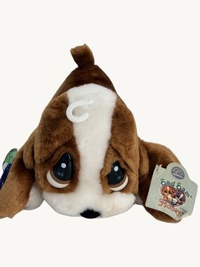 Vintage Sad Sam Honey Basset Hound Plush Applause NWT Dog Stuffed Animal